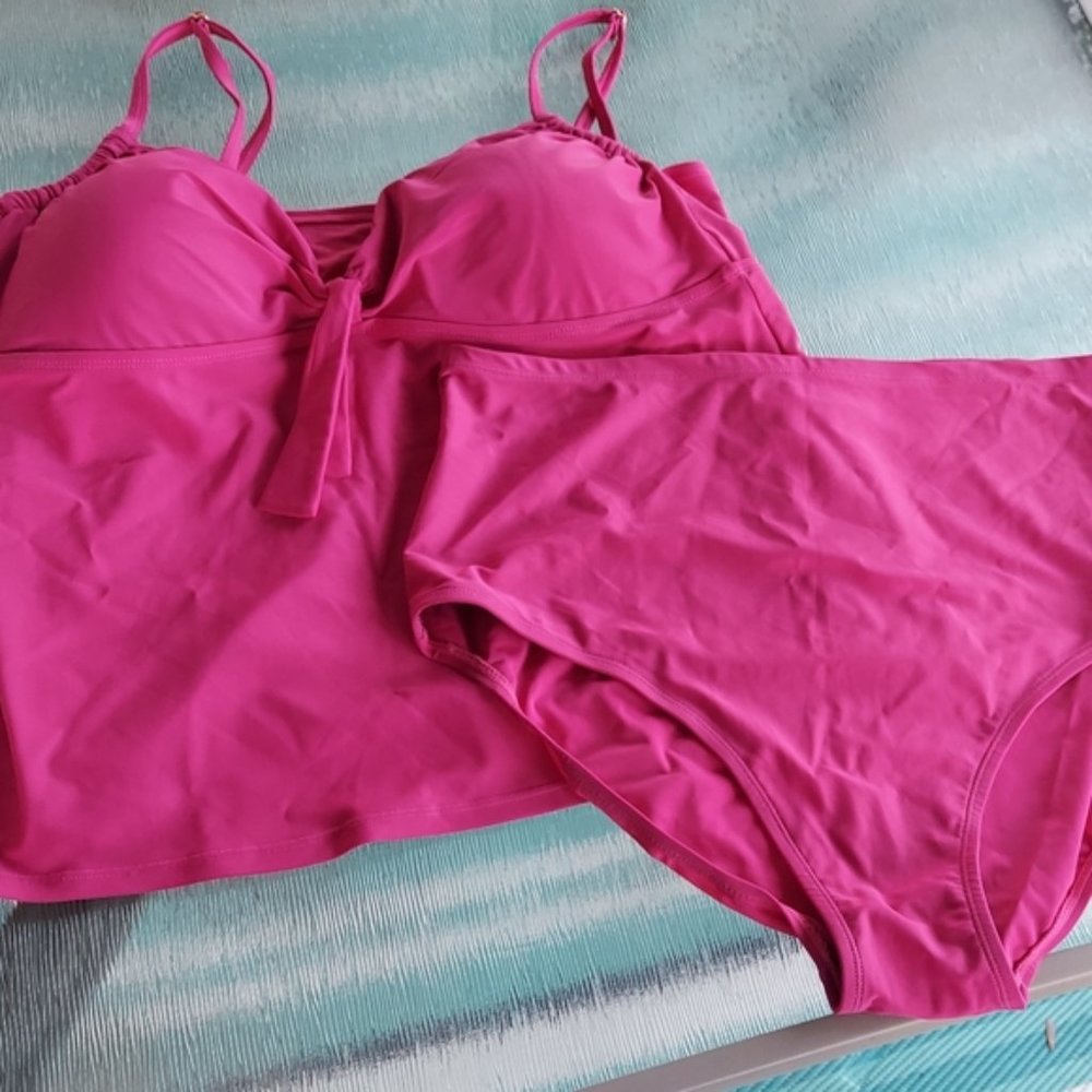 LOVE MY CURVES BATHING SUIT - TANKINI AND BOTTOMS